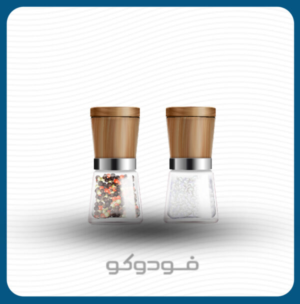 پودر طعم‌دهنده طبیعی فلفل و نمک