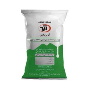 شیر خشک اسکیم با حلالیت فوری برند آرین لبن
